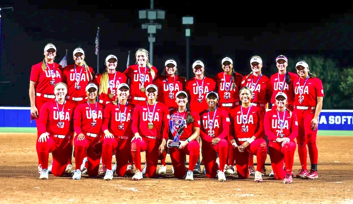 The U.S. Women's National Team defeated Japan 2-0 to win the International Cup gold medal