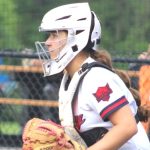 101 - Maria Dozier is a 2028 catcher from Arlington, Va. who plays on the Virginia Glory and commands the field and does all the little things well behind the plate. National 16U - Willemssen team