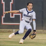 ACTION - Yessy Lugo makes a play in the outfield