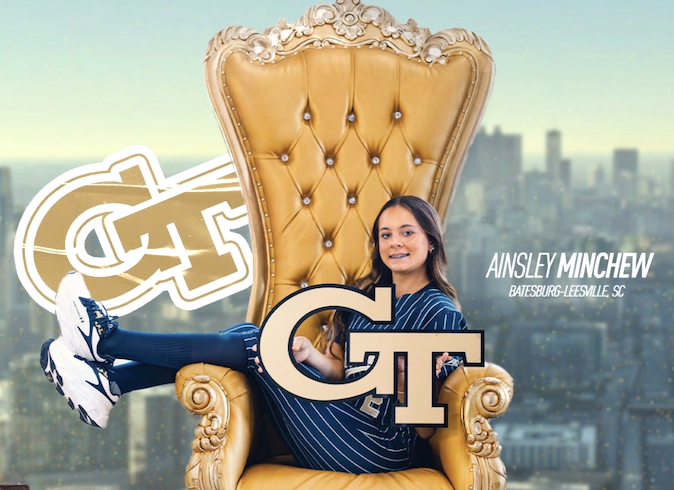 Ainsley Minchew, a pitcher with Impact Premier - Vallery who was ranked No. 5 in this month's release of the 2028 HOT 100, is a great pick-up by Georgia Tech