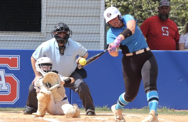 Harper Sugg hitting