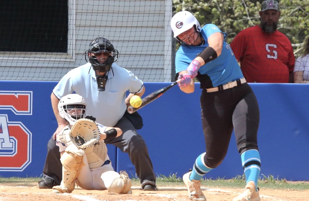 Harper Sugg hitting