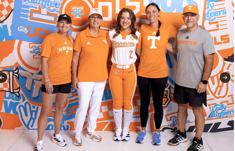Kenzie White, a standout infielder for Tennessee Mojo - Pardue ranked No. 12 in the 2028 HOT 100, committed to the Vols over the weekend.jpg