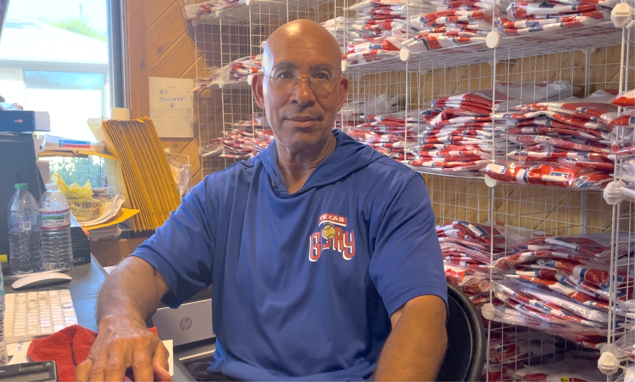 Line Drives Brentt Eads interviewed Texas Glory founder Kevin Shelton in his office in McKinney, Texas