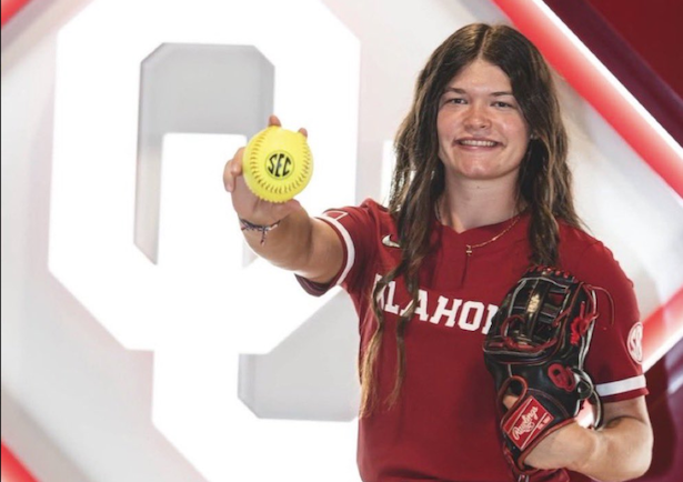Outfielder Kate McCartney, ranked No. 2 in the 2028 HOT 100, was one of three elite prospects to commit to Oklahoma over the last three days