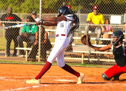 Aniyah Griffin, a 2027 HOT 100 candidate from Georgia, is a three-time All-Region honoree and her nomination was sent in this week by Wow Factor 18U head coach Leslie Robinson