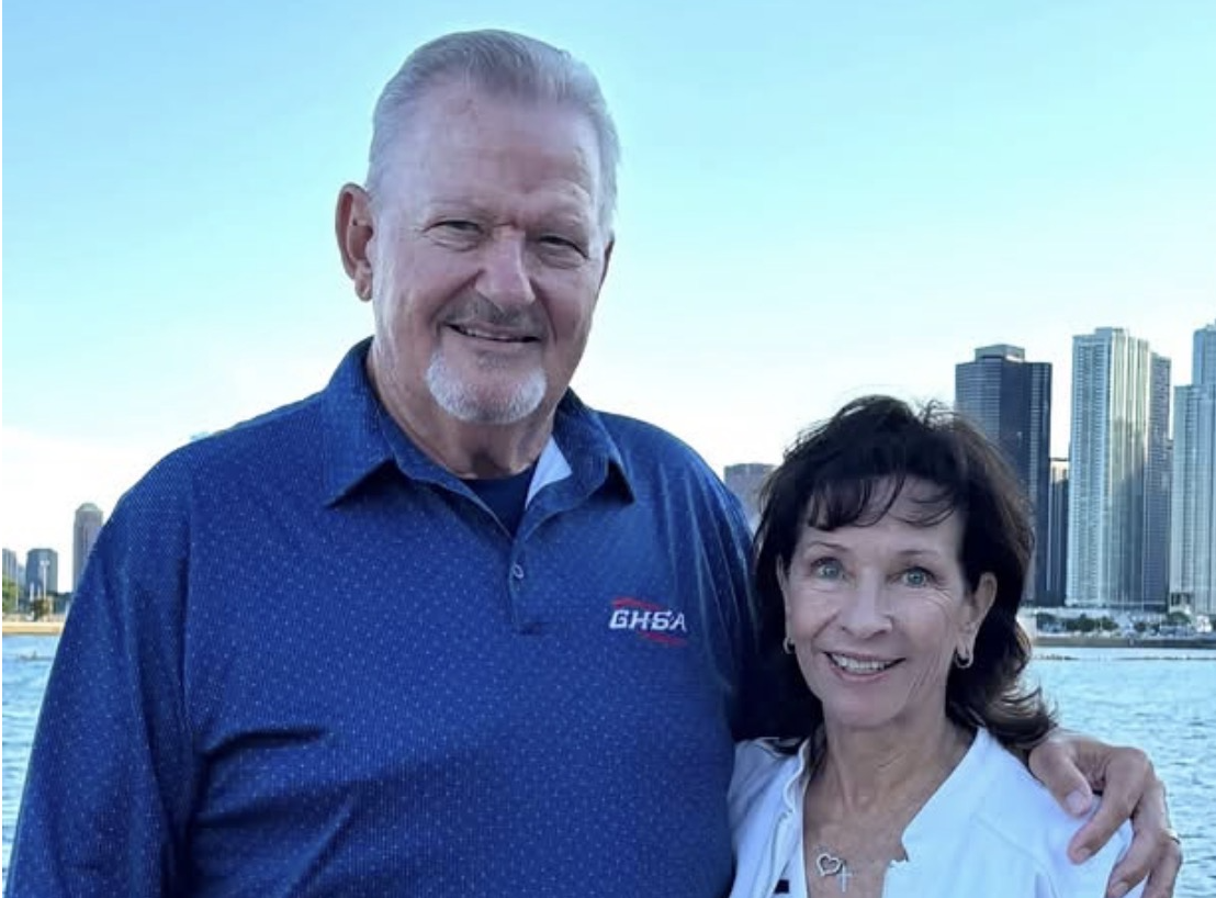 Long-time Georgia High School Association (GHSA) leader Ernie Yarbrough with his wife Cindy. Ernie also leaves behind two children, Shawn and Chelsey (COPY)