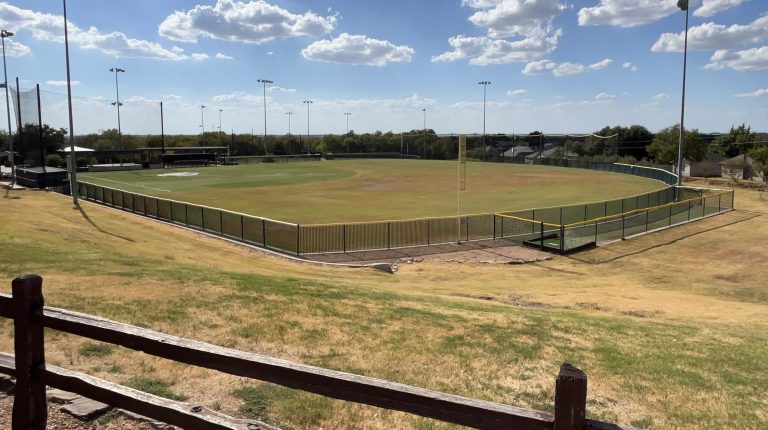 One of the three outdoor playing fields used by the Texas Glory at its McKinney, Texas location called The Halo, an impressive 25-acre complex about 30 miles north of Dallas